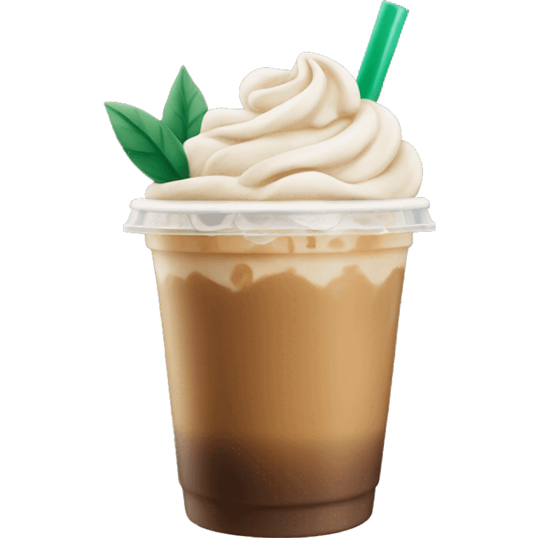 Iced latte Starbucks  emoji