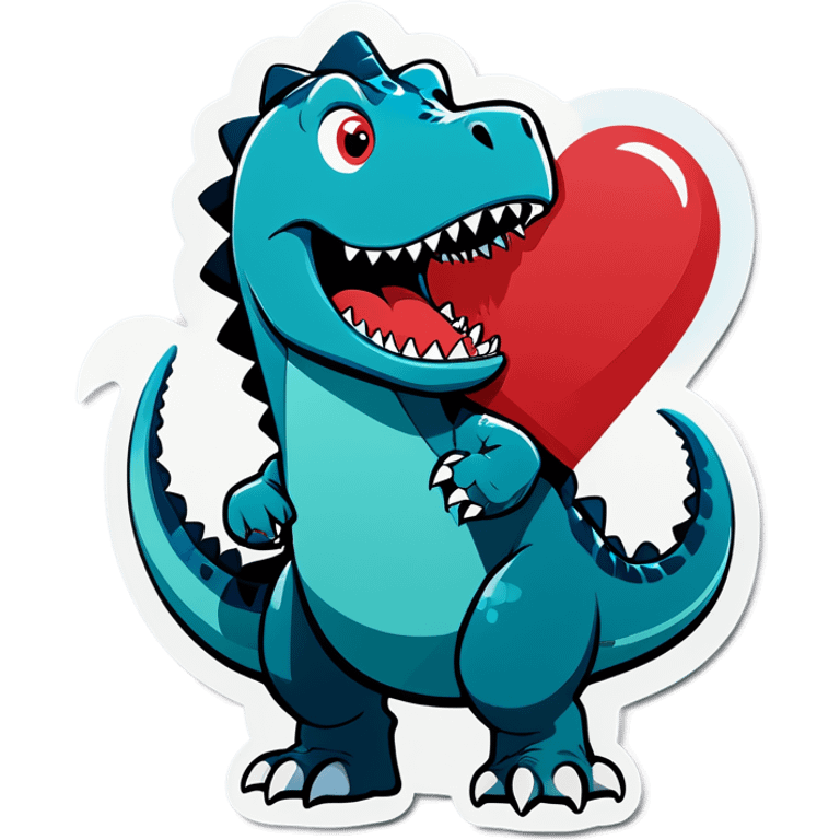 valentines dinosaur  emoji