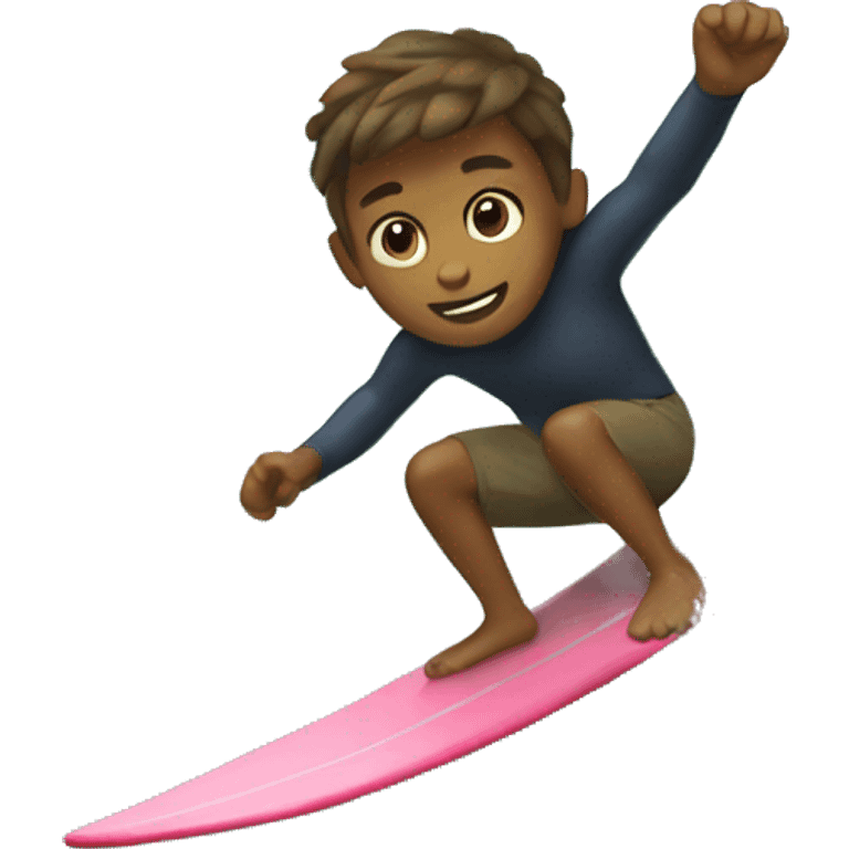 boy surfing emoji