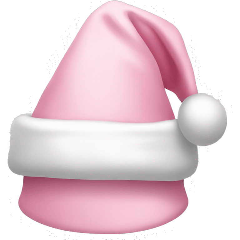 light pink santa hat emoji