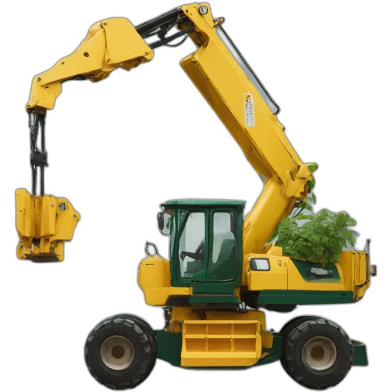 forest forwarder machine emoji