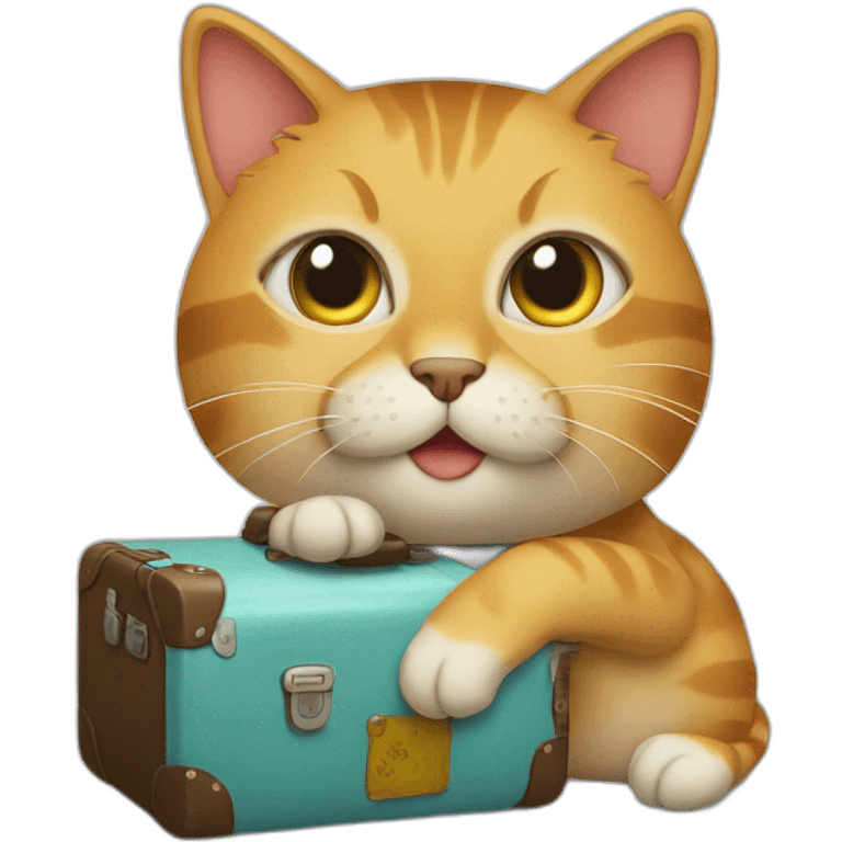 cat traveler emoji