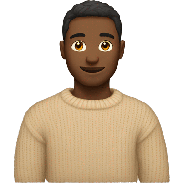 Cosy beige sweater emoji