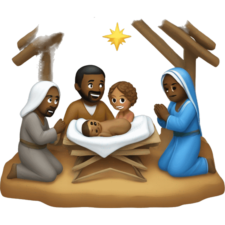 nativity scene  emoji