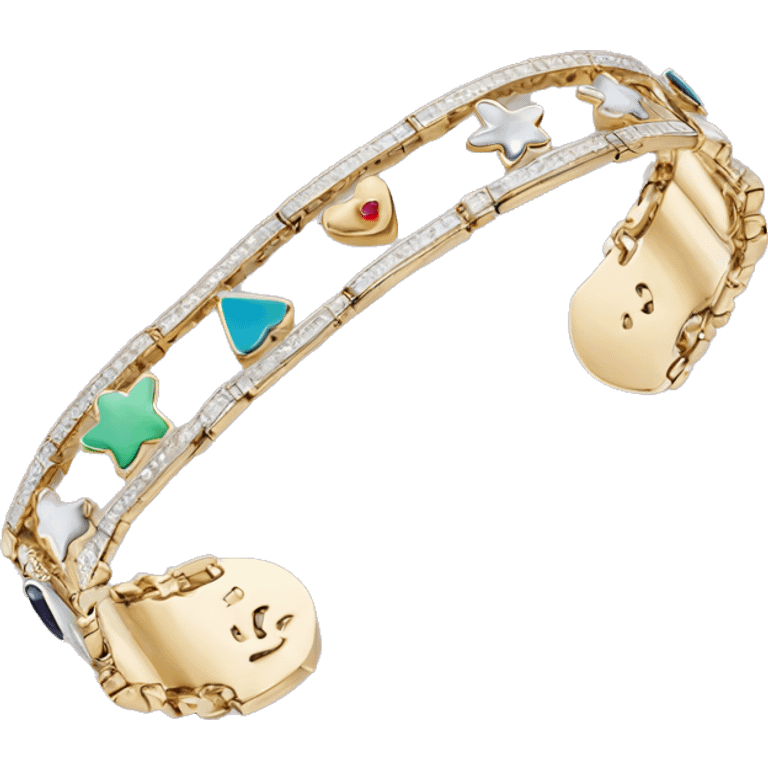 van cleef 5 motif bracelet emoji