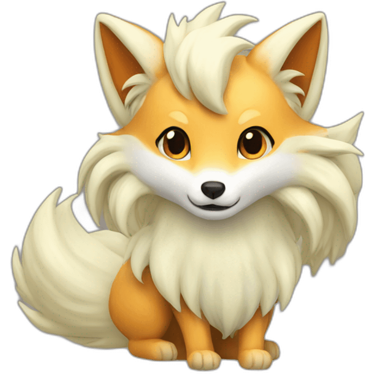 Ninetails fox emoji