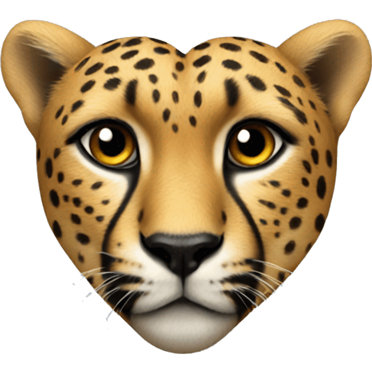 Cheetah heart  emoji