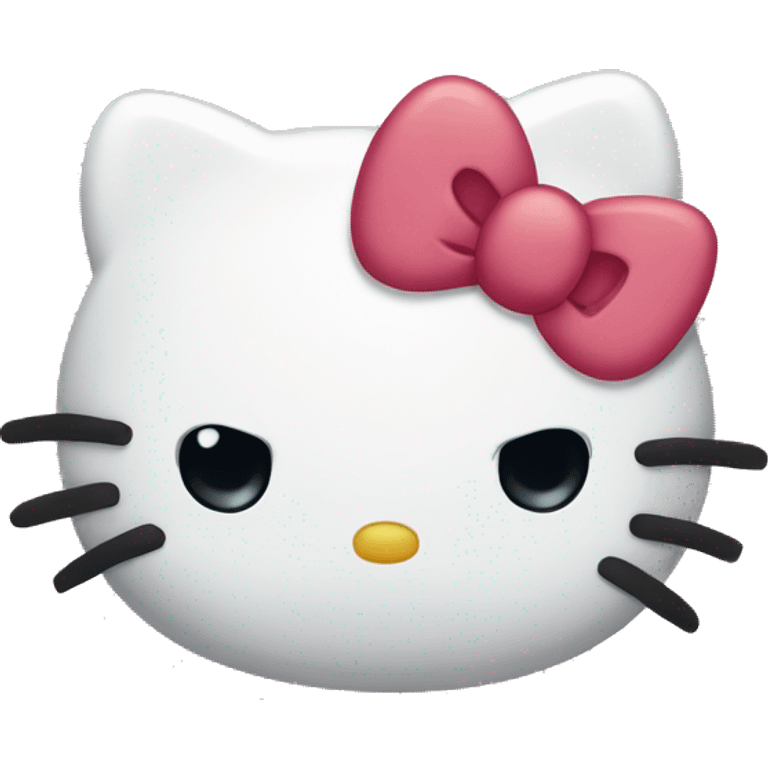 sad hello kitty emoji