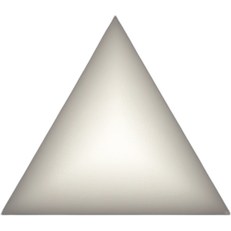 White full triangle emoji