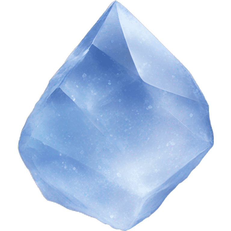 single blue himalayan salt crystal emoji