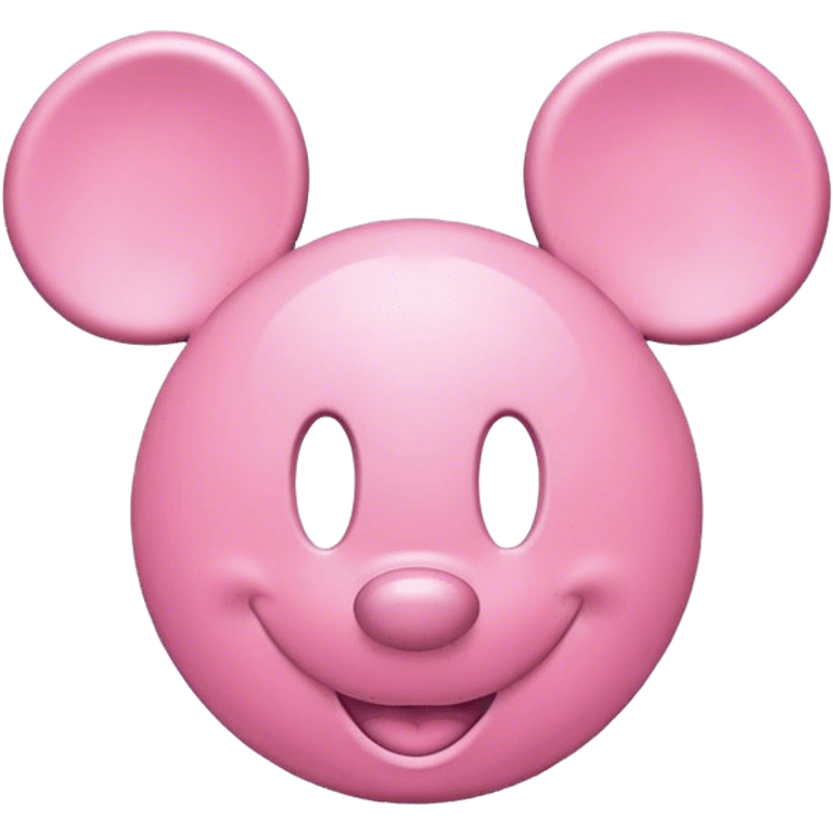 Pink mickey ears from disney world emoji