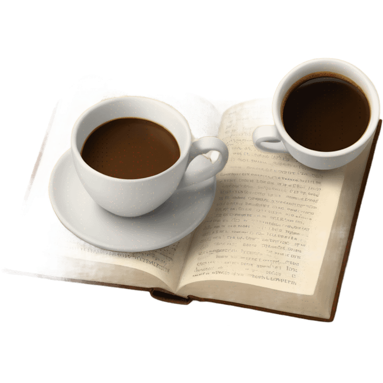  cofee and books emoji