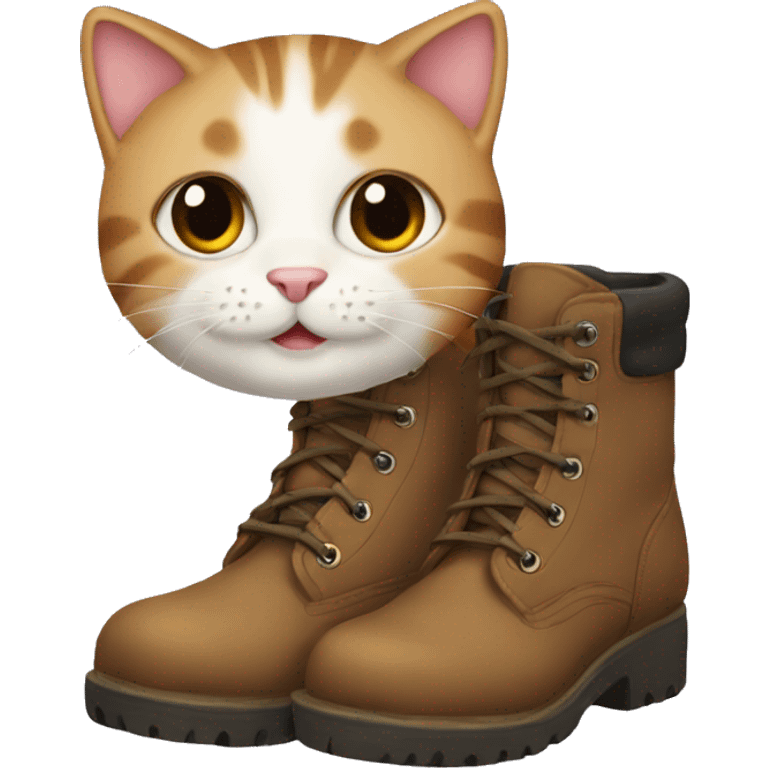 Cat with Boots emoji