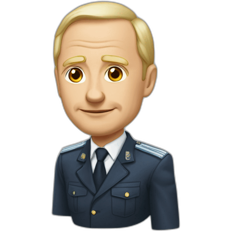 Путин с носом клоуна emoji