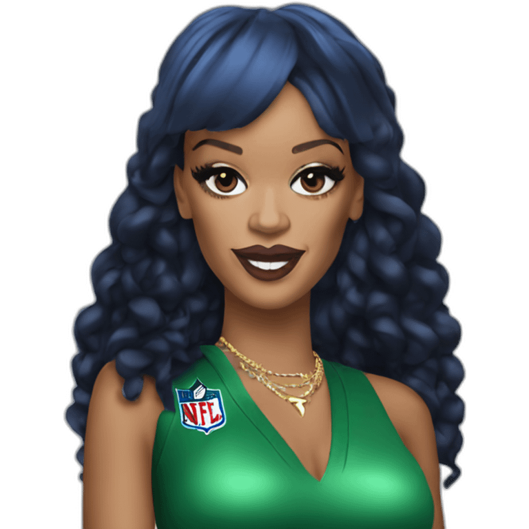 Rihanna Super Bowl  emoji