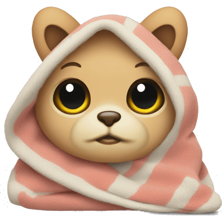 Cute blanket emoji