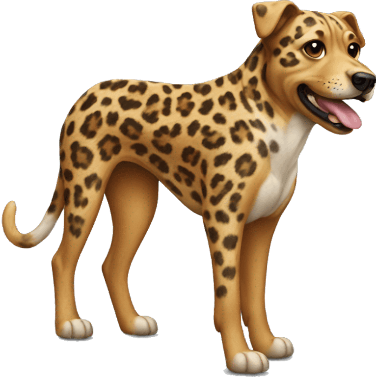 dog with leopard skin emoji