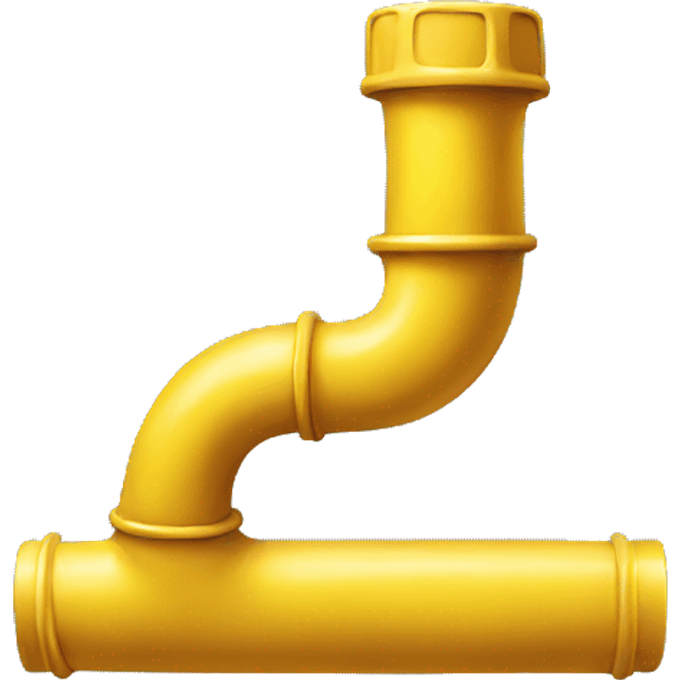 Yellow pipe  emoji