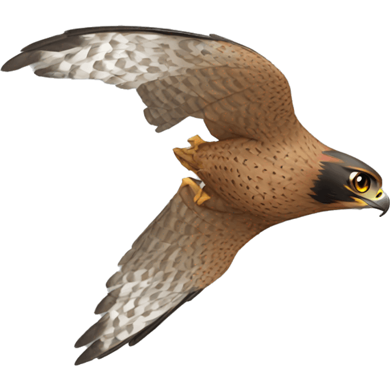 Falcon fly emoji