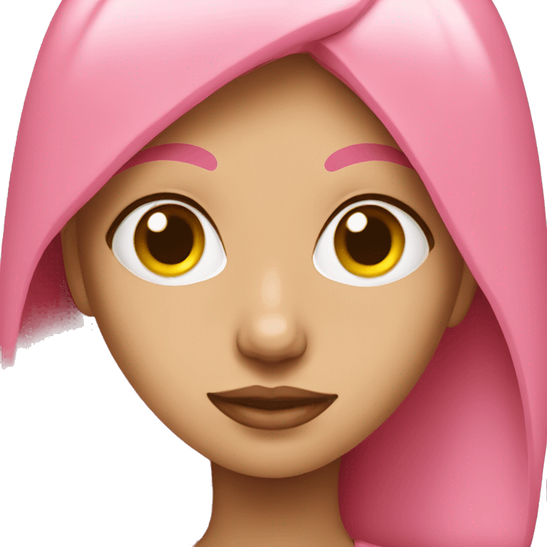 pink girl  emoji