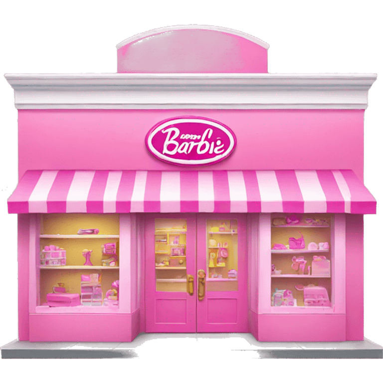 pink barbie shop emoji