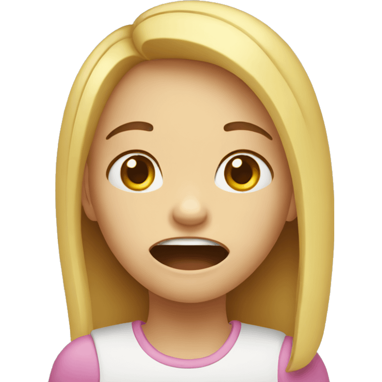 girl Toothache emoji