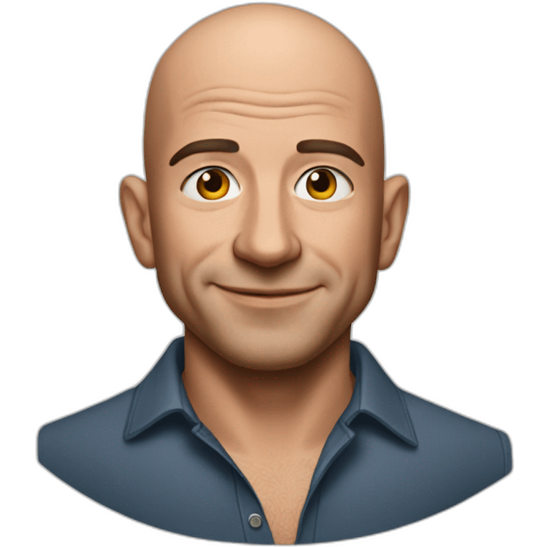 Jeff bezos With Amazon tatoo emoji