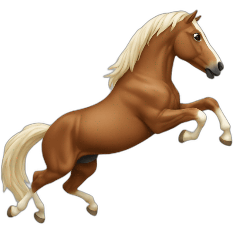 Cheval qui saute emoji