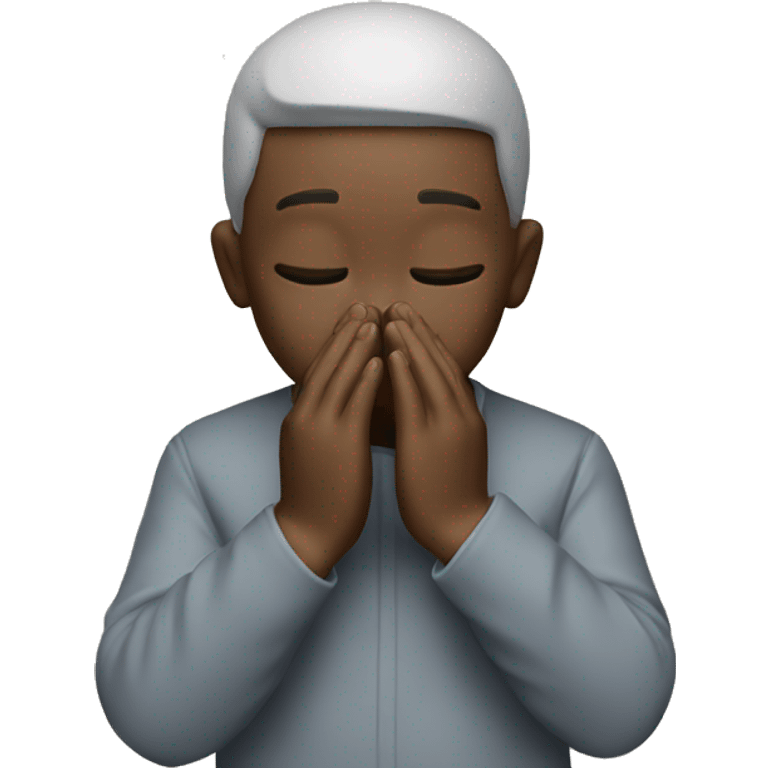 An AI model praying emoji