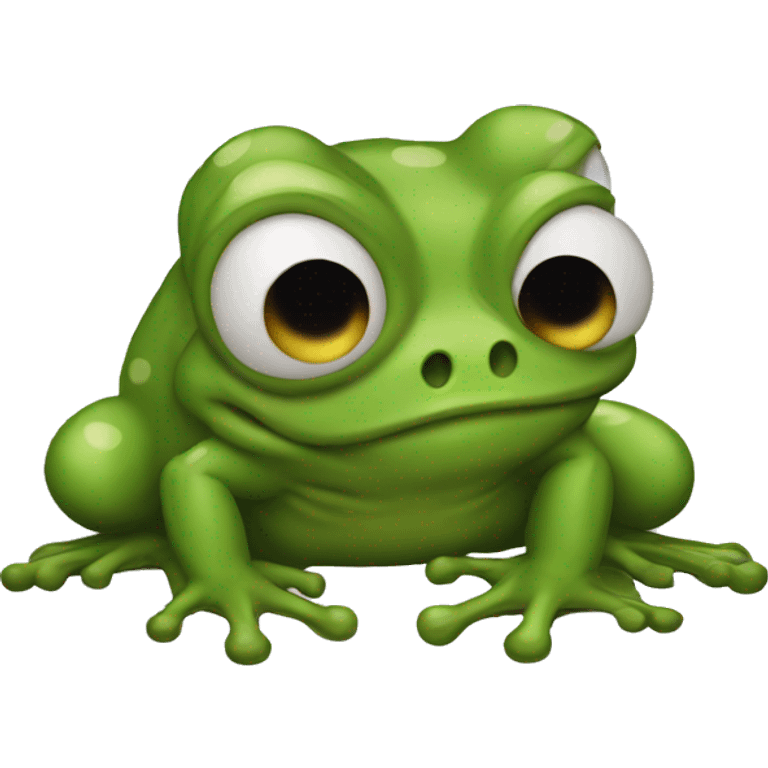 vomit frog emoji