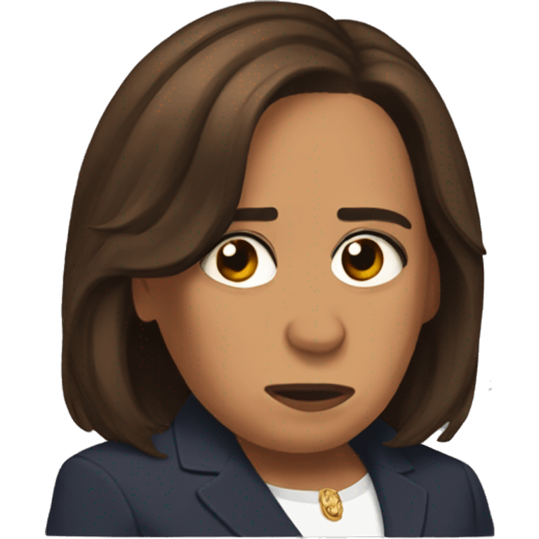 kamala harris sad emoji