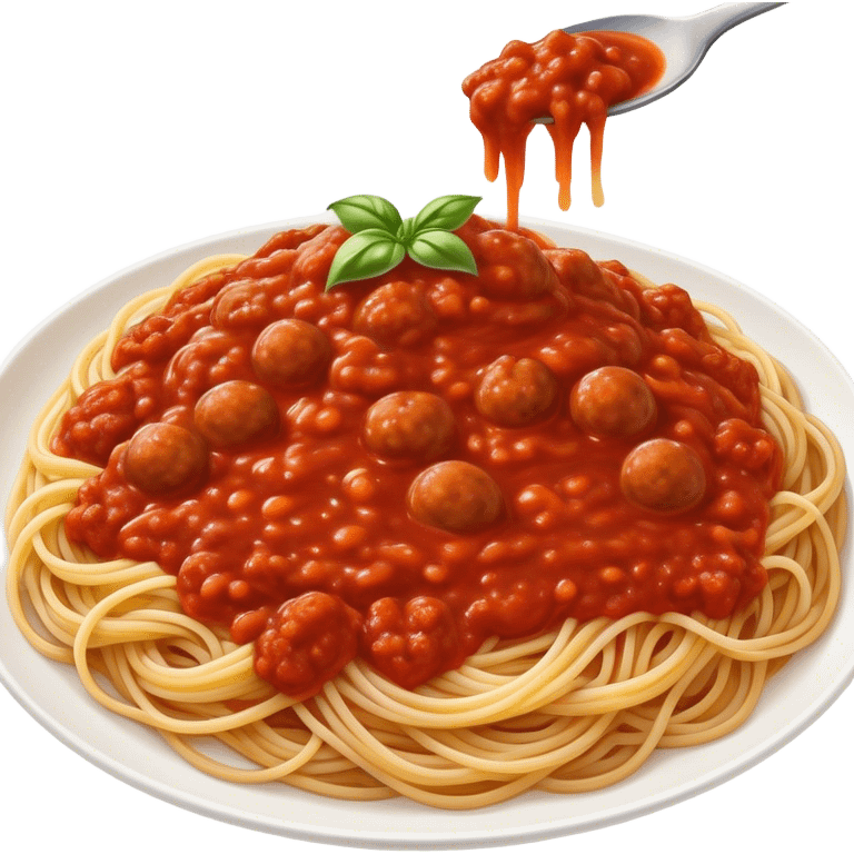 Spaghetti Bolognese  emoji