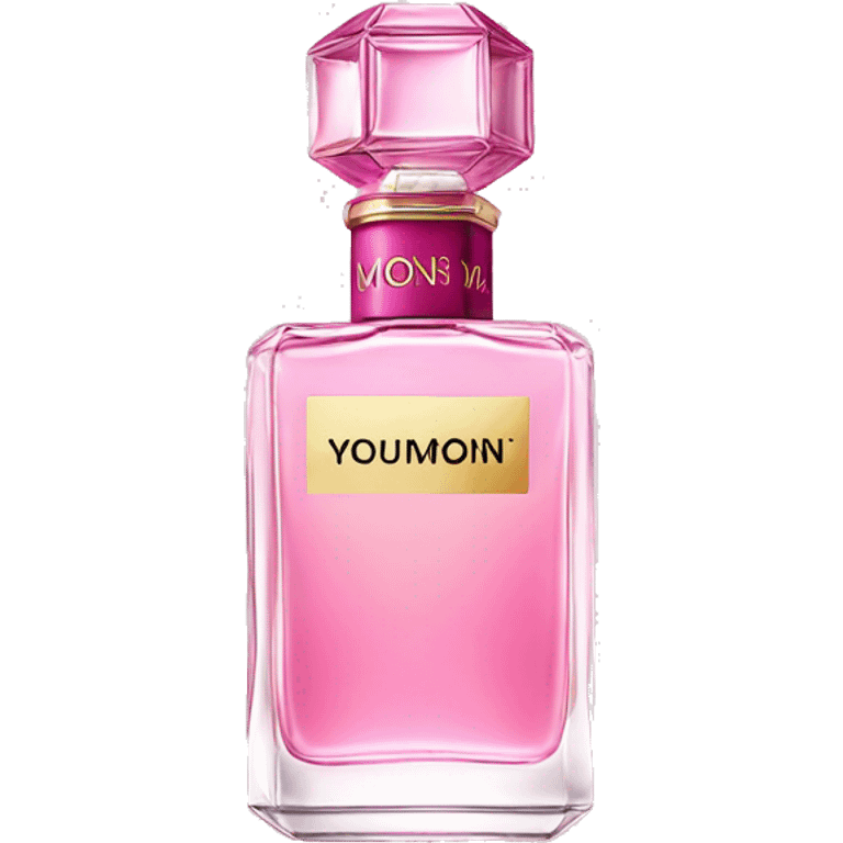 pink YSL Mon Paris perfume emoji