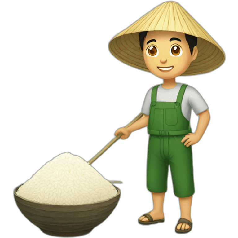 Vietnamese rice farmer emoji