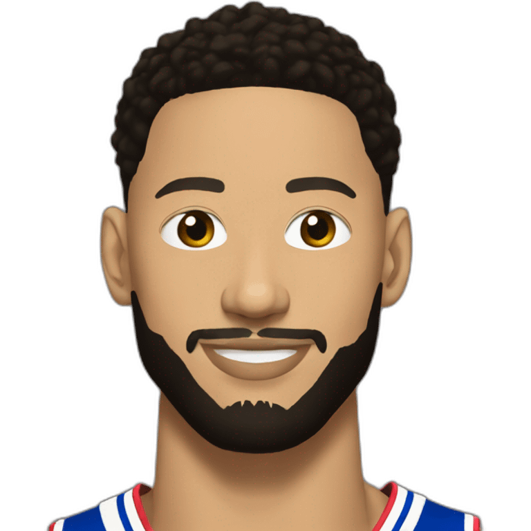 ben simmons with beard emoji