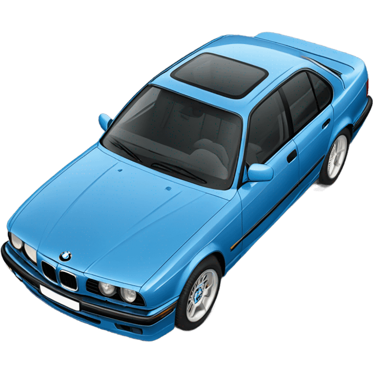 Blue bmw e34 emoji