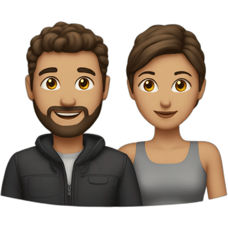 Marcon with his wife  emoji