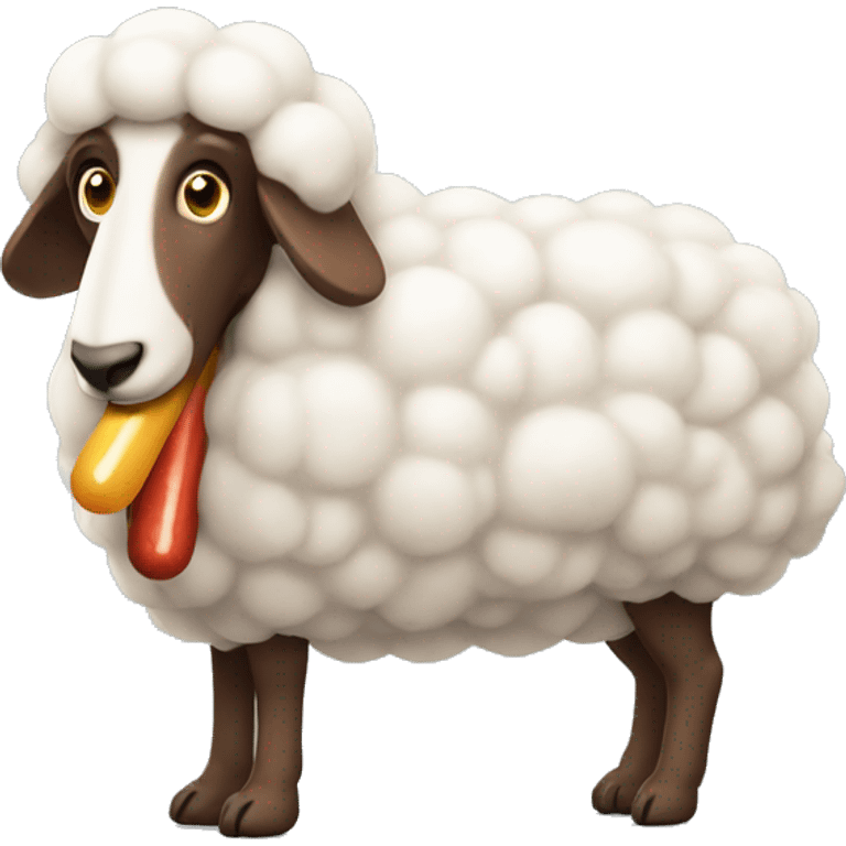 hotdog sheep  emoji