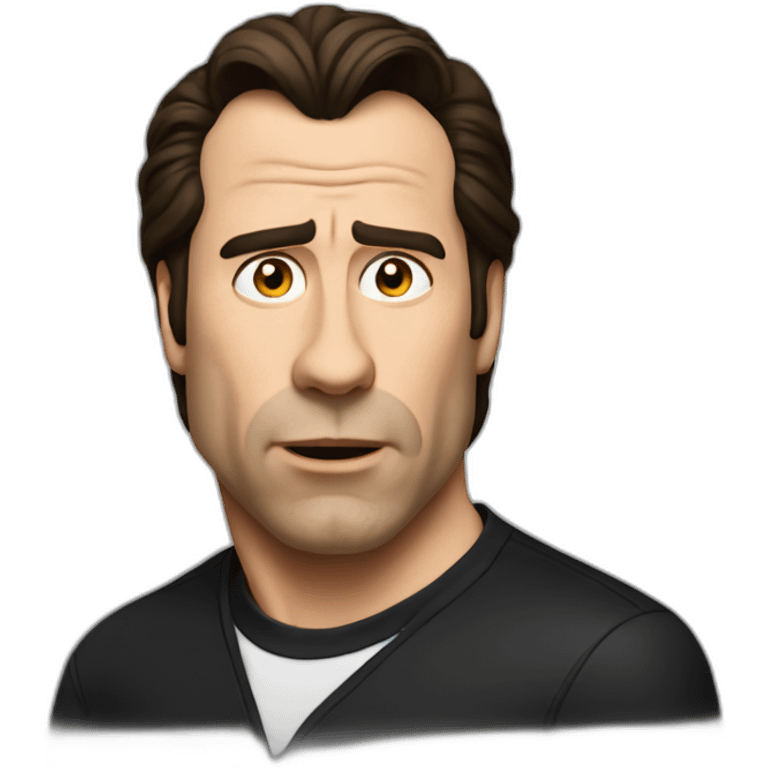 confused travolta emoji