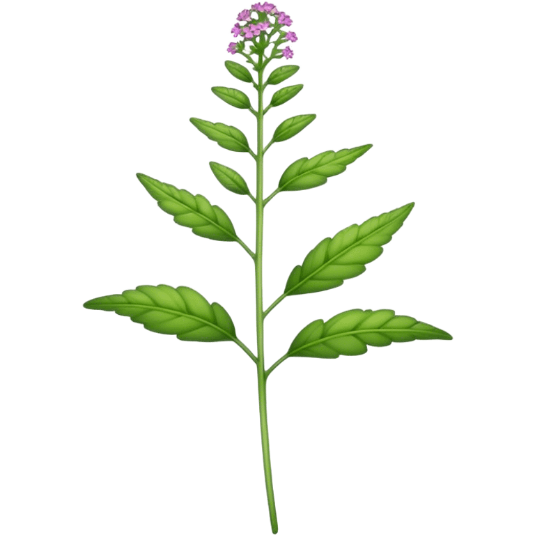 single Verbena stem emoji