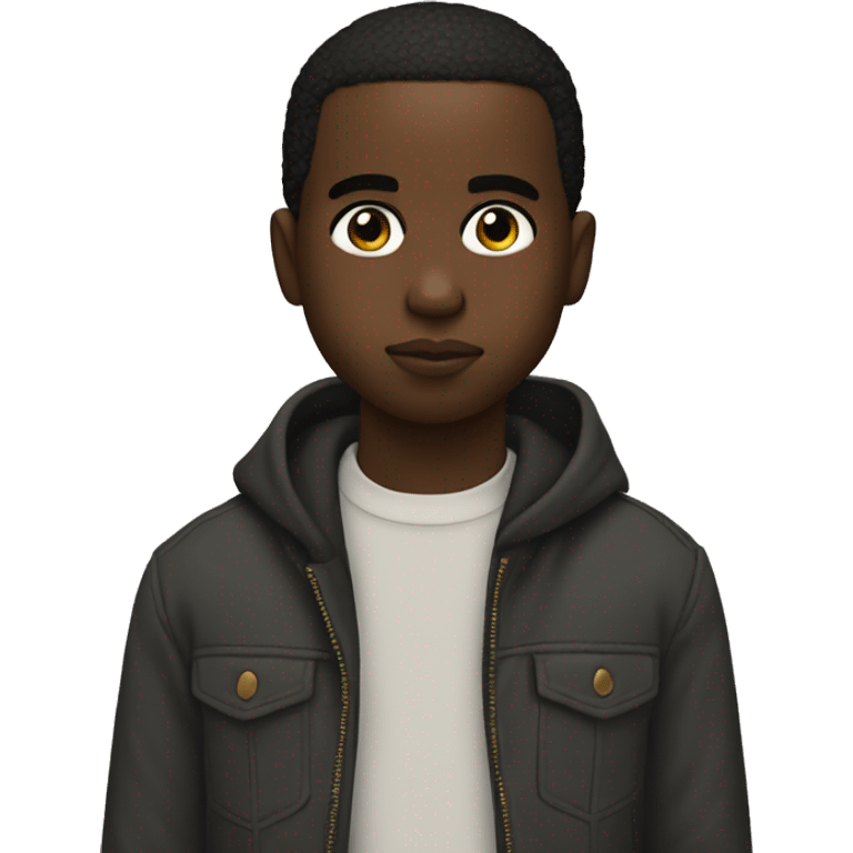 Black boy kanye west emoji