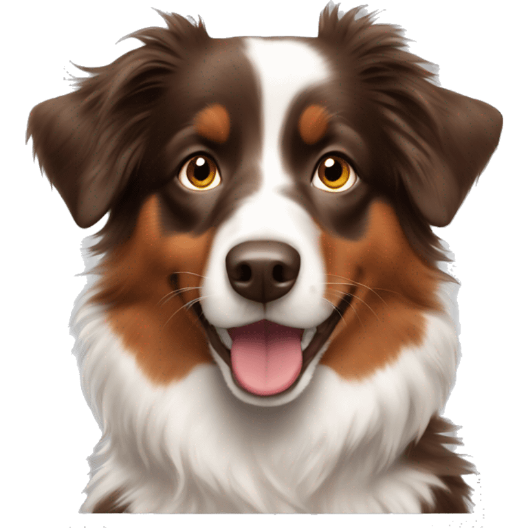 Red tri Australian shepherd  emoji