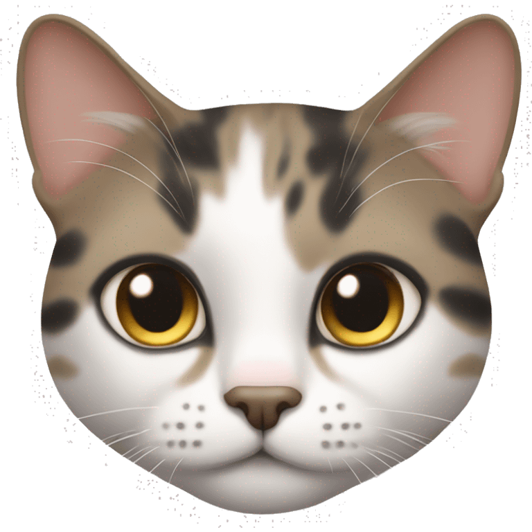 piebald tabby cat emoji