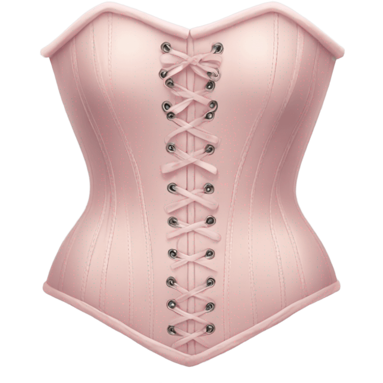 light pink small corset emoji