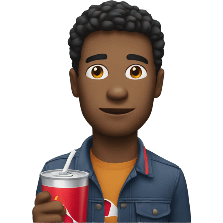 The man who drinks redbull emoji