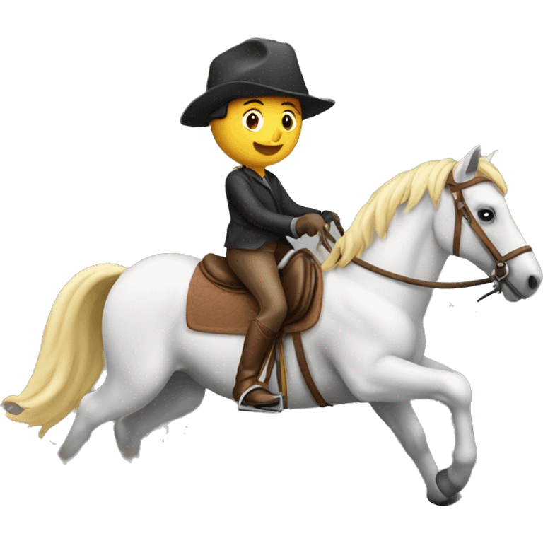 horse riding a horse emoji