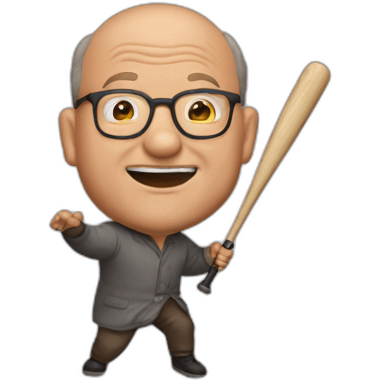 george costanza swinging bat emoji