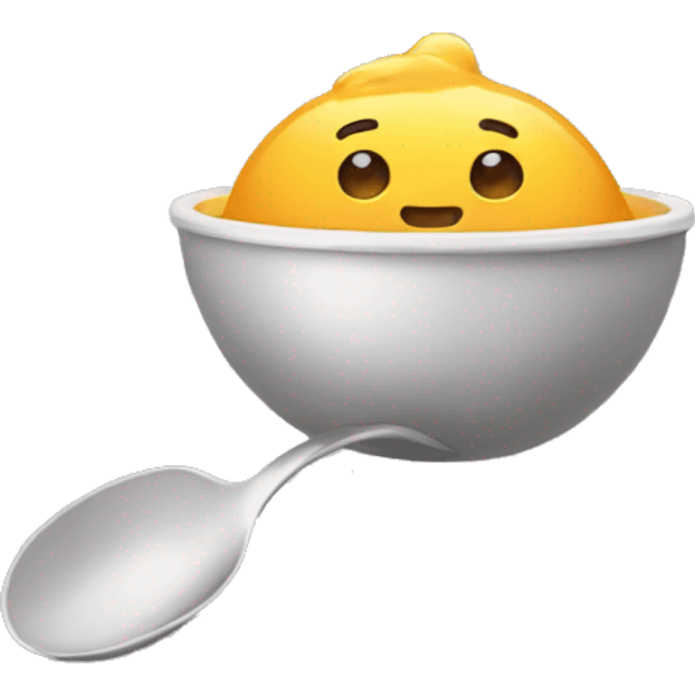 Mixing with Spoon emoji