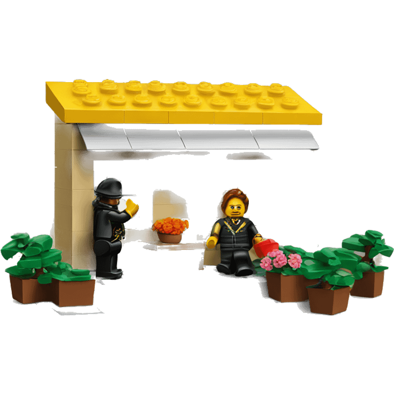 a lego scene emoji