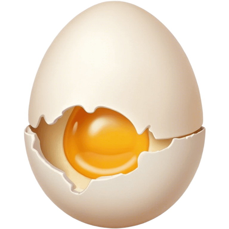 cartoon egg shell emoji